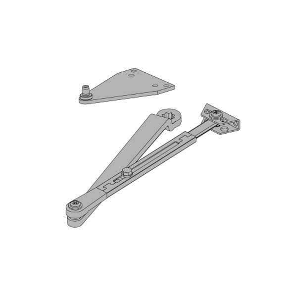 Falcon- SC70 SERIES REG ARM W/PA BRKT SC70 SERIES CLOSERALUMINUM FINISH